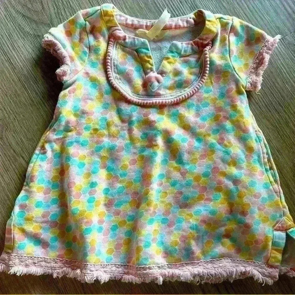 Matilda Jane Beach Cover Up Size 4, Adorable Summer Colors
